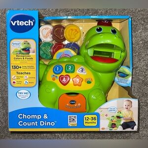 Vtech Chomp and Count Dinosaur New in Box Interactive 12-36 Months